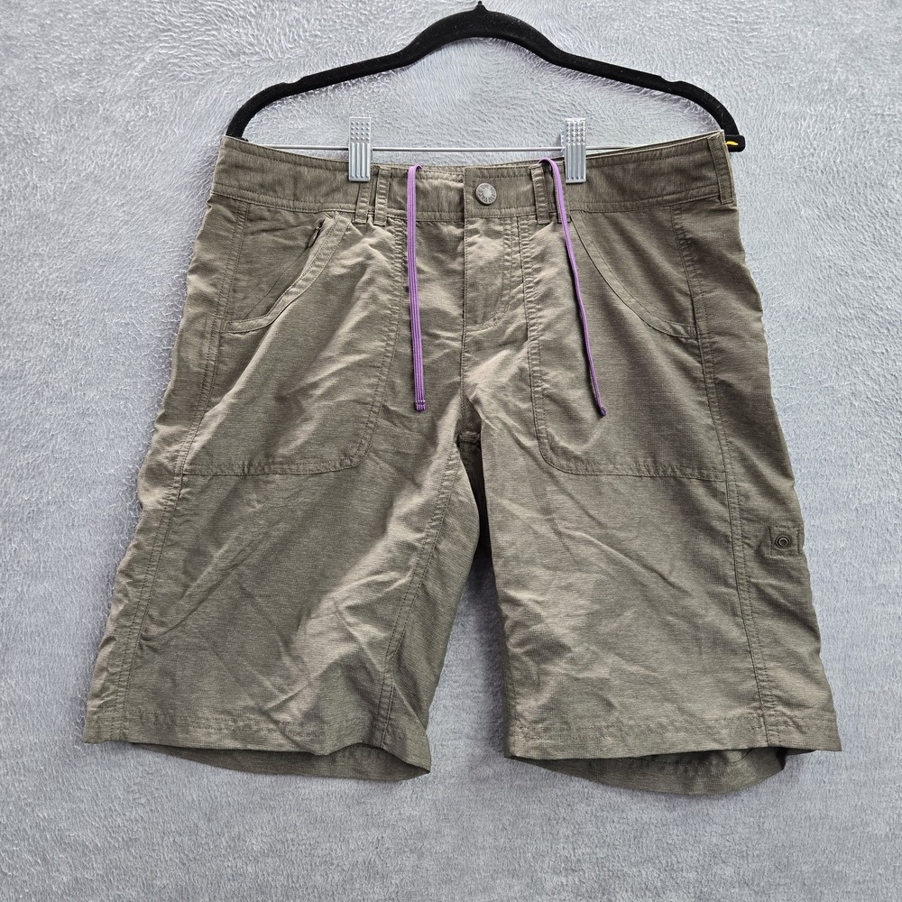 The North Face Women Activewear Shorts 4 Brown Horizon 2.0 Roll Up Hiking